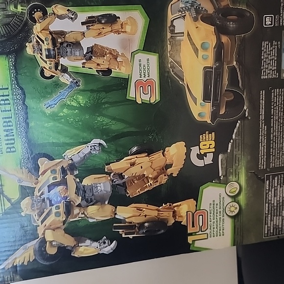 Transformers Toys Rise of The Beasts Movie, Beast-Mode Bumblebee Converting Toy - Picture 5 of 11